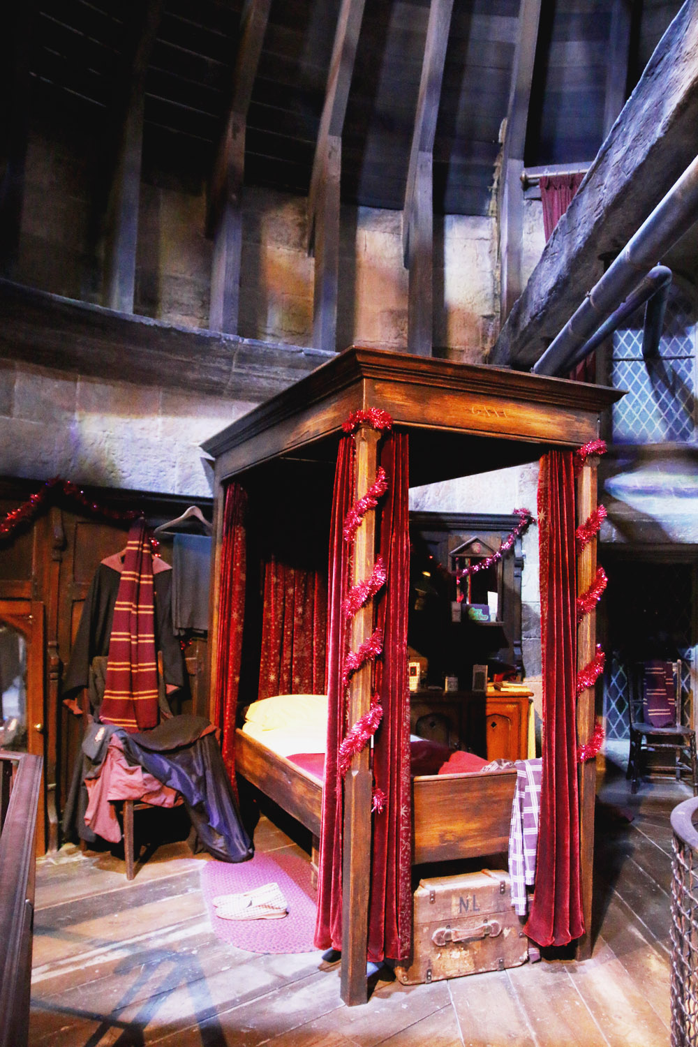 Harry Potter Warner Bros Studio Tour London Gryffindor Dormitory