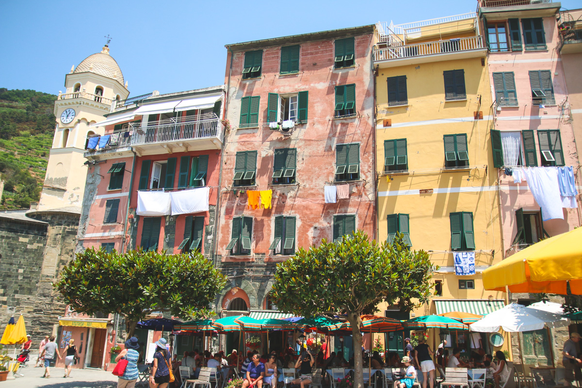 The Colourful Streets of Vernazza in Cinque Terre, Ligurai Region, Italy