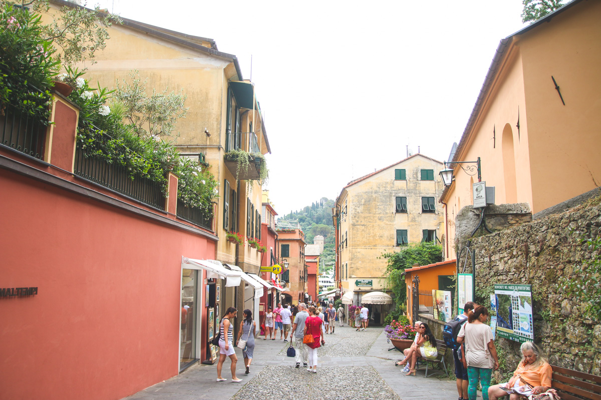 The Streets of Portofino, Liguria, Italy