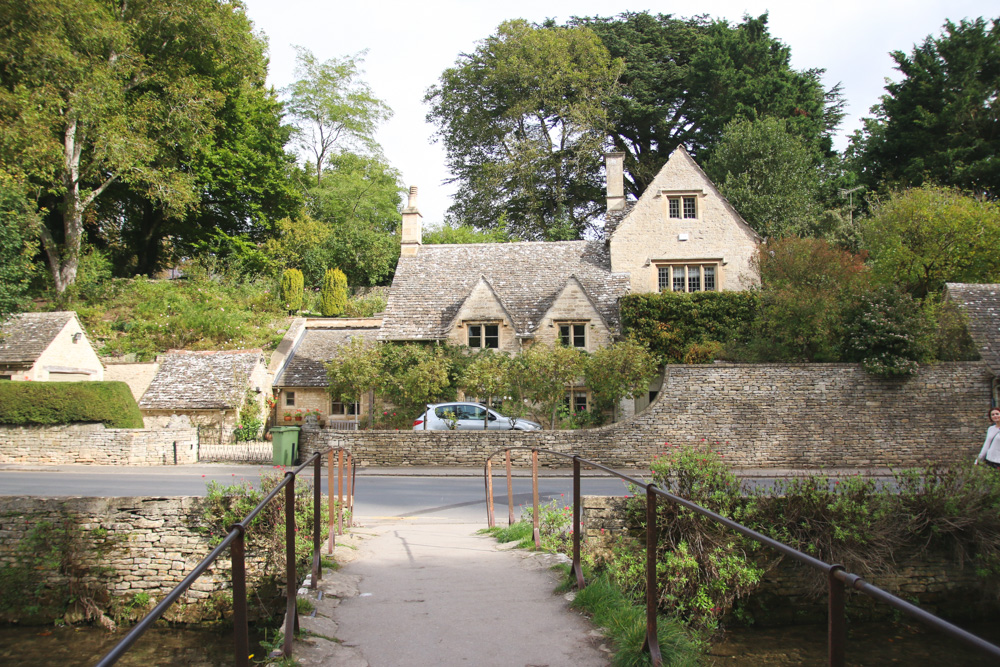 Village of Bibury in The Cotswolds