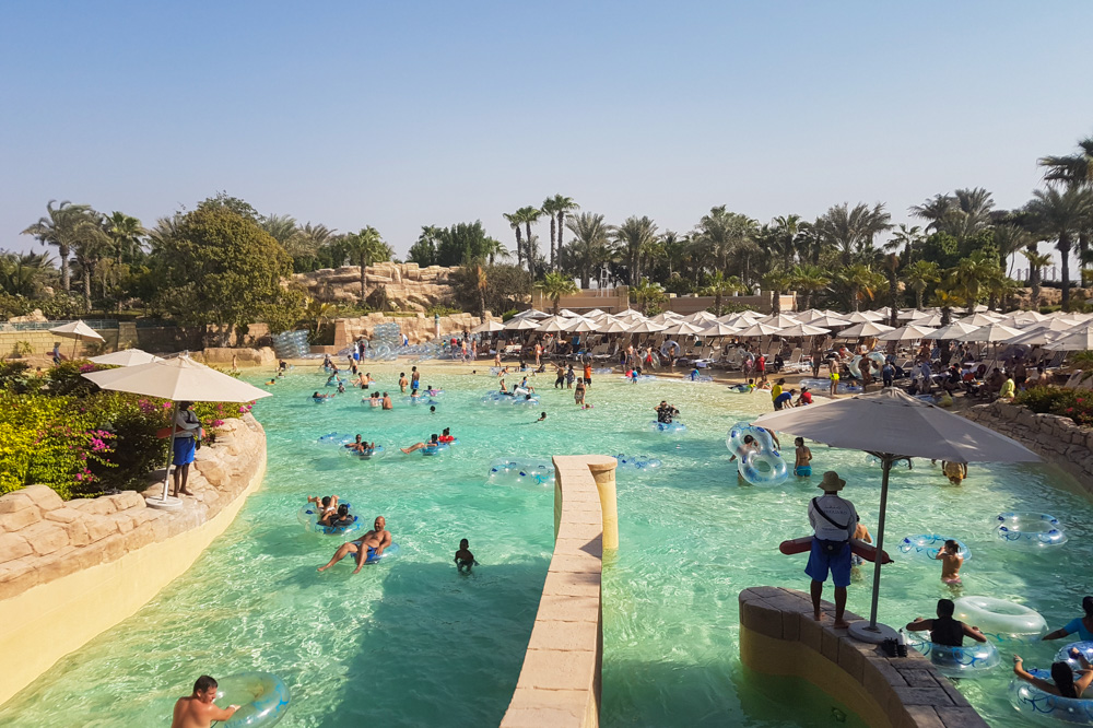 Torrent Beach, Lazy River at Aquaventure Waterpark, Atlantis the Palm, Dubai