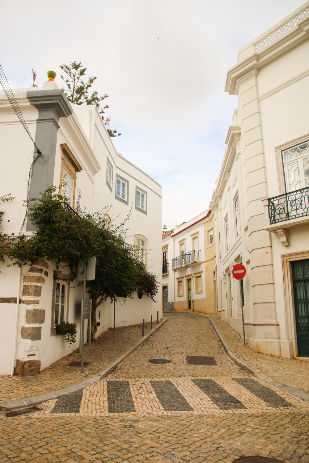 The streets of Tavira, The Algarve in Portugal
