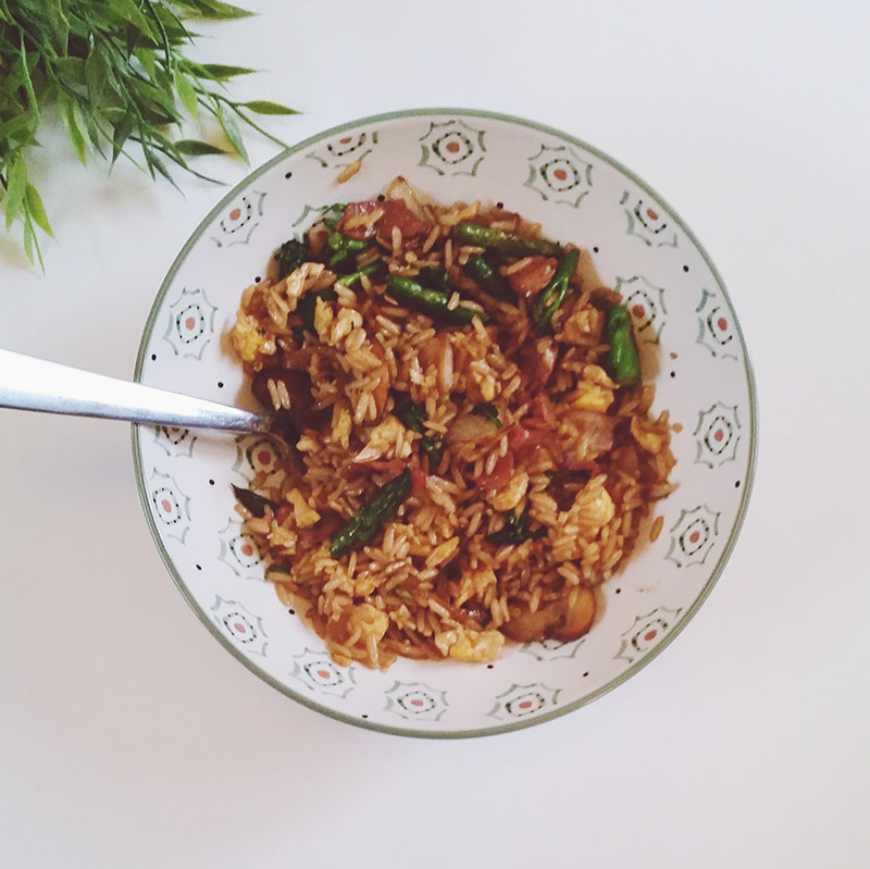 Quick Vegetable Fried Rice