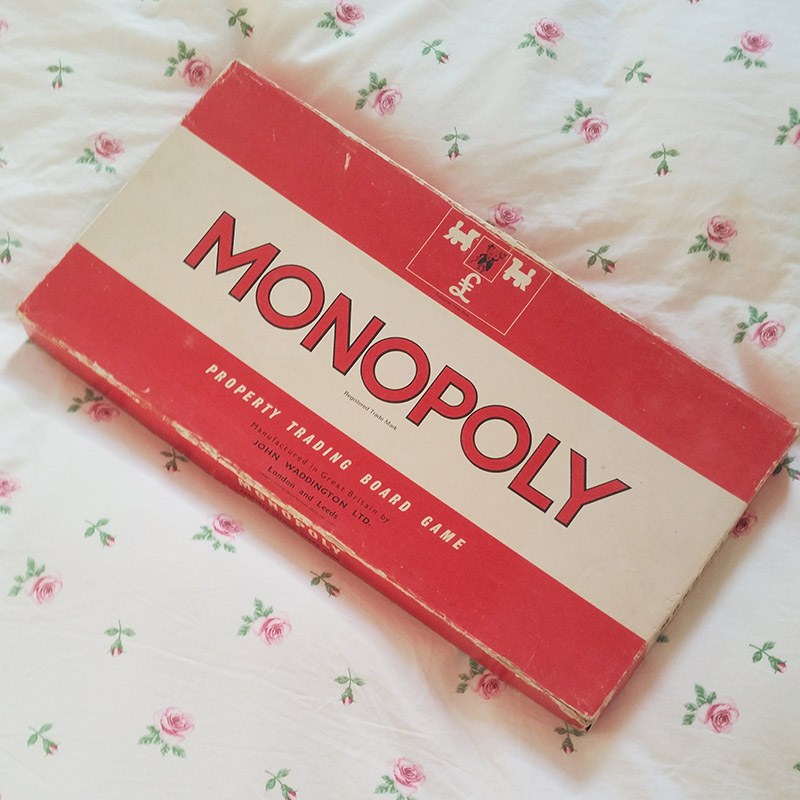 Christmas Board Games - Vintage Monopoly