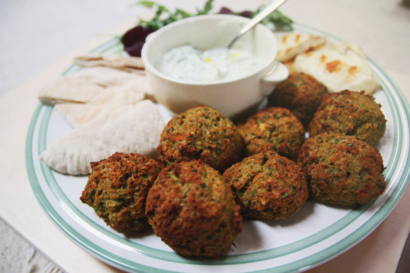 Carrot & Coriander Falafels