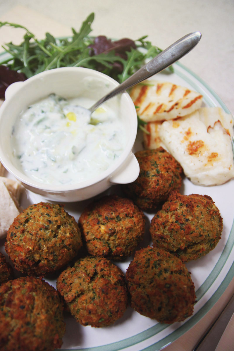 Carrot & Coriander Falafels