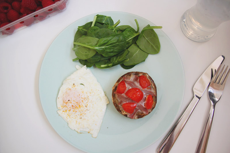 Breakfast Stuffed Mushrooms