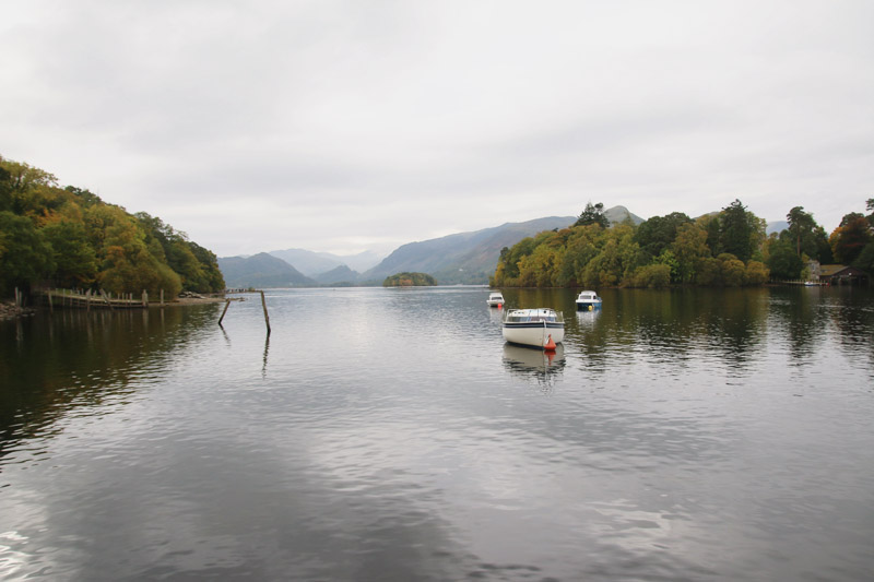 Hiring a boat on Derwentwater - The Lake District