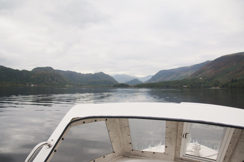 Hiring a boat on Derwentwater - The Lake District