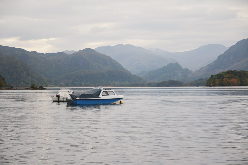 Hiring a boat on Derwentwater - The Lake District