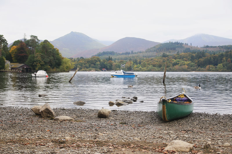 Hiring a boat on Derwentwater - The Lake District