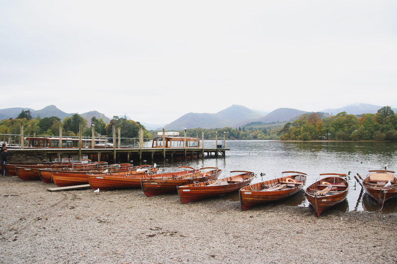 Hiring a boat on Derwentwater - The Lake District