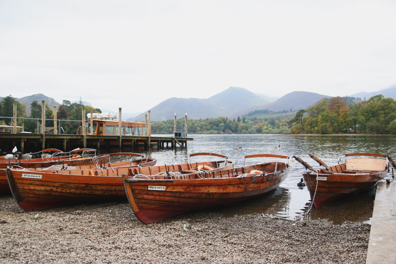 Hiring a boat on Derwentwater - The Lake District