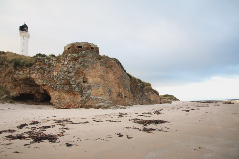 Covesea Lighthouse and Beach