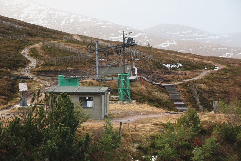 The Cairngorm Mountain Ski Area, Aviemore, Scotland