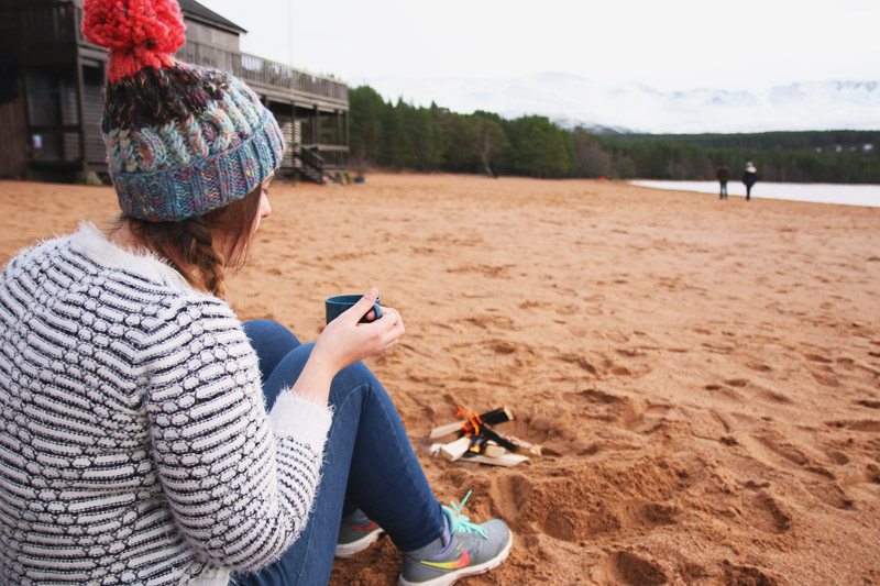 Loch Morlich, Christmas Day - Aviemore