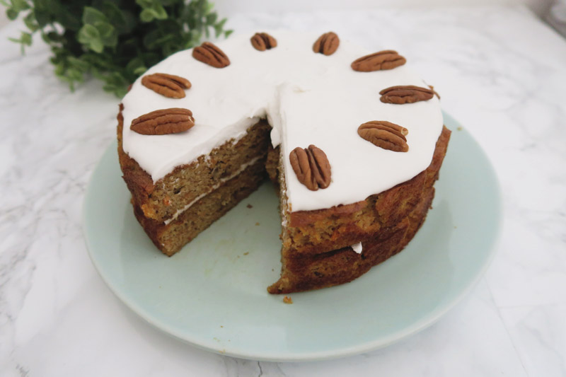 Gluten, Dairy and Sugar Free Carrot Cake Recipe