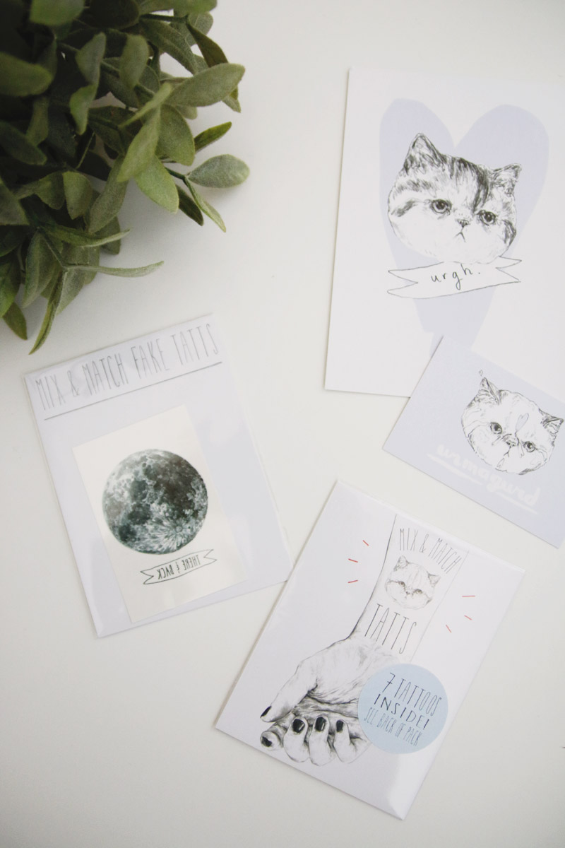 Hello Harriet Temporary Cat Tattoos