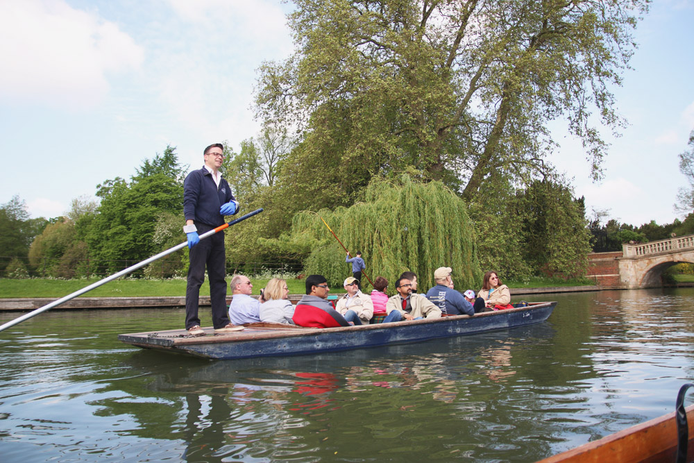 Punts in Cambridge