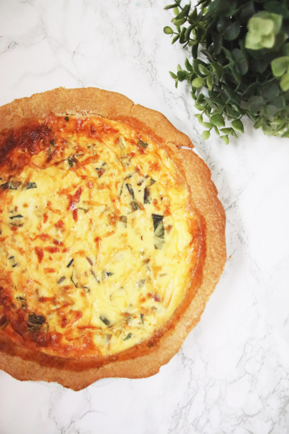 Recipe: Bacon & Rainbow Chard Quiche