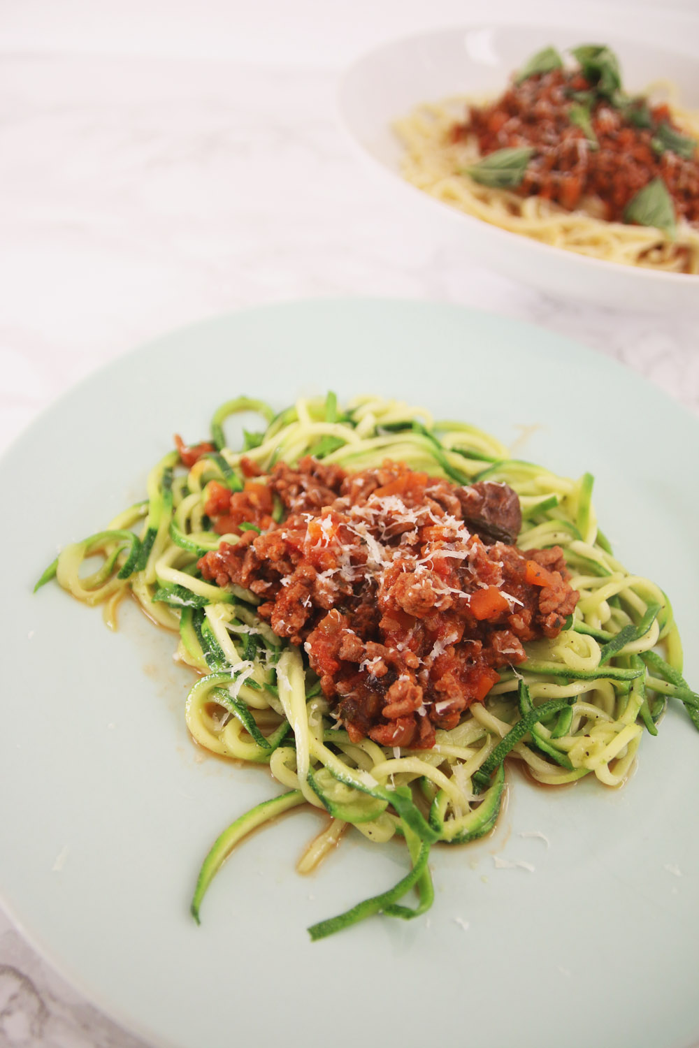 Spaghetti Bolognese with Courgetti Recipe