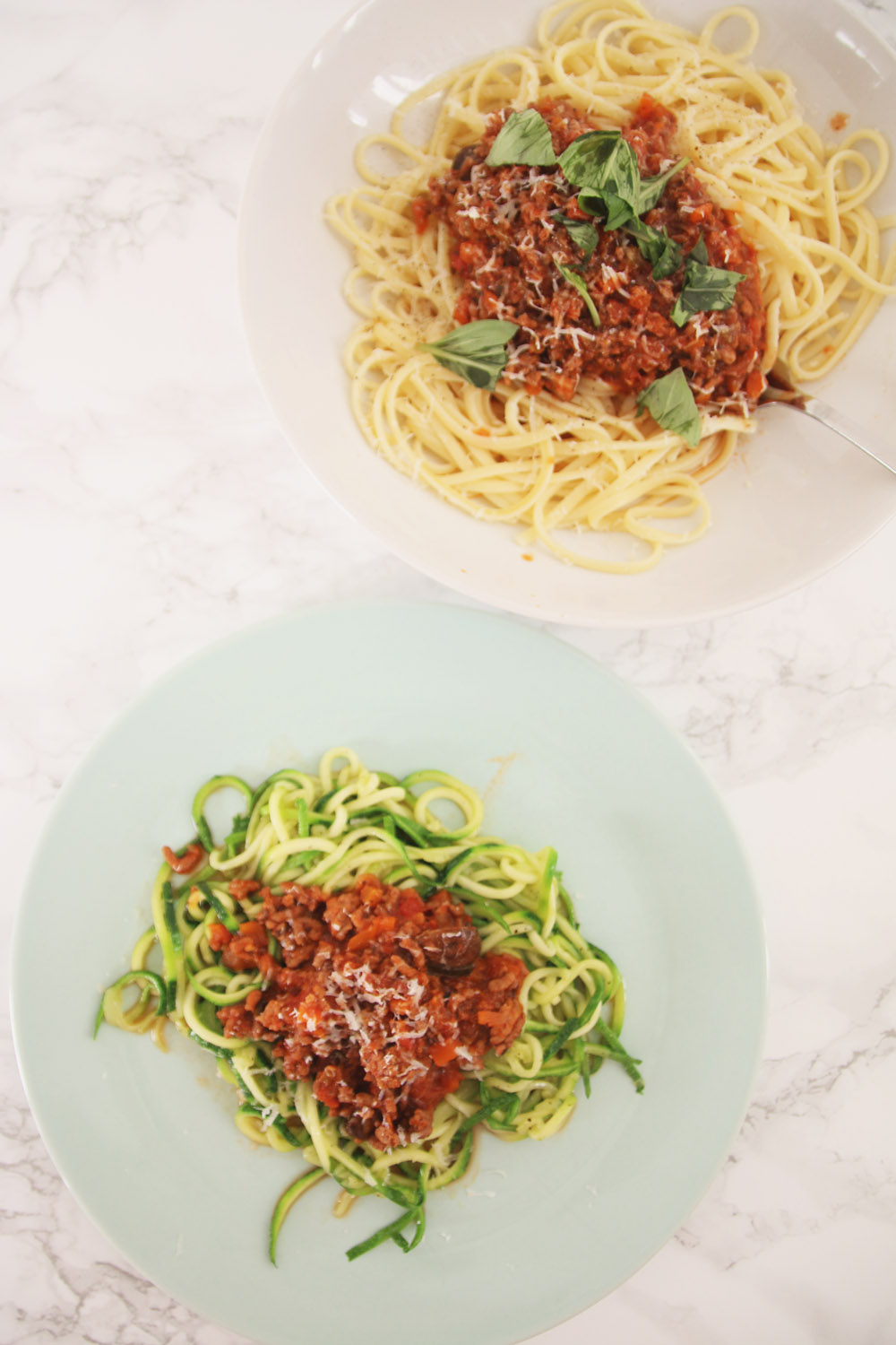 Spaghetti Bolognese with Courgetti Recipe