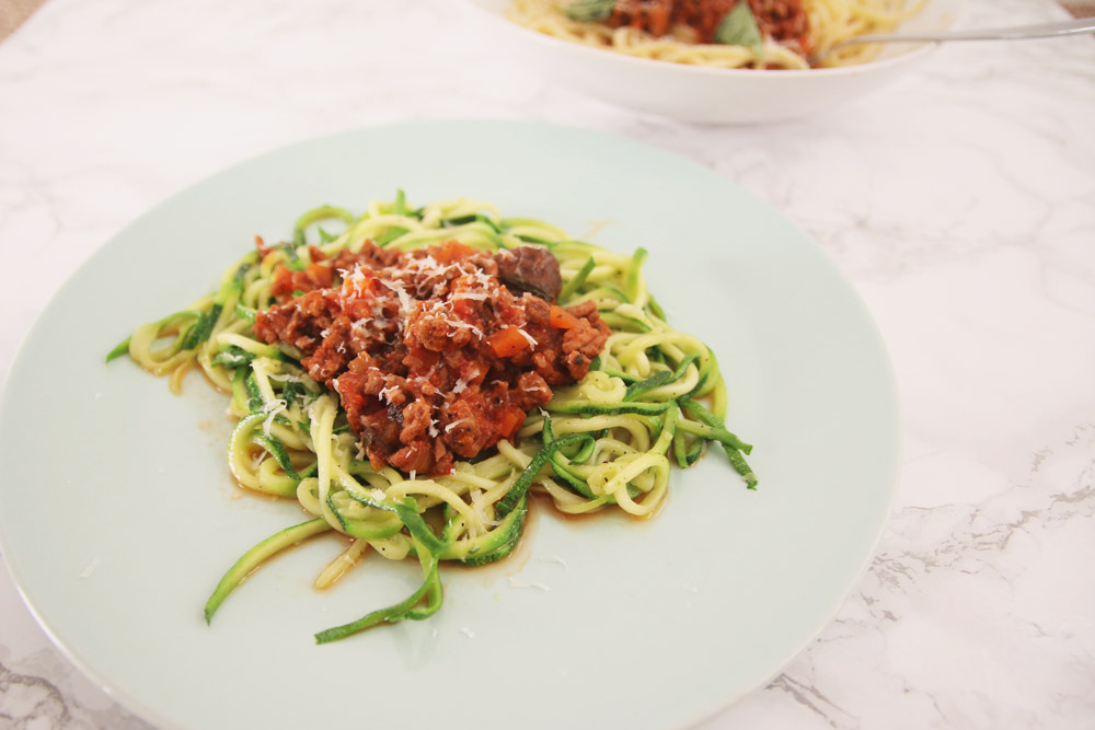 Spaghetti Bolognese with Courgetti Recipe