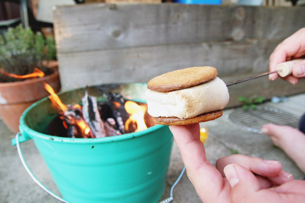 English Digestive Biscuit Smores