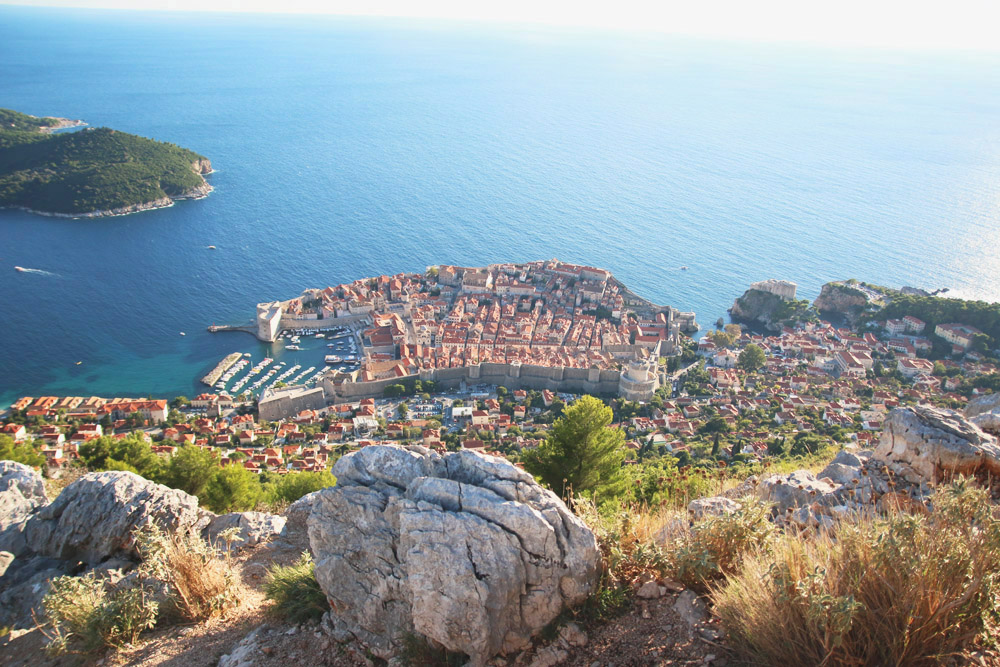 Sunset On Mount Srd Dubrovnik April Everyday