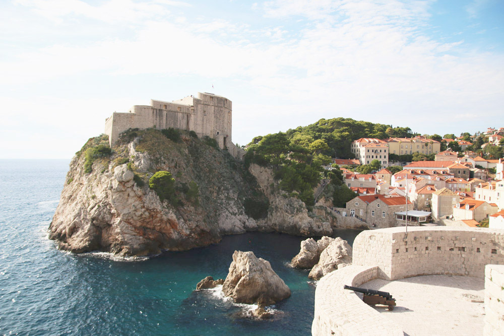 Fort Lovrijenac from Dubrovnik City Walls