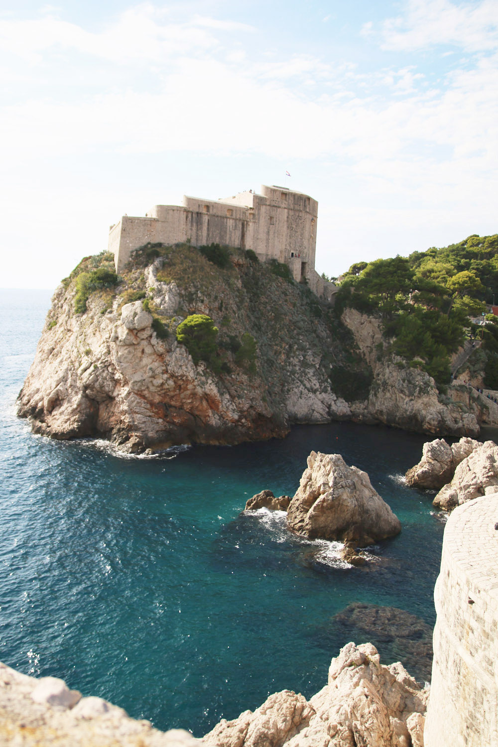 Fort Lovrijenac from Dubrovnik City Walls