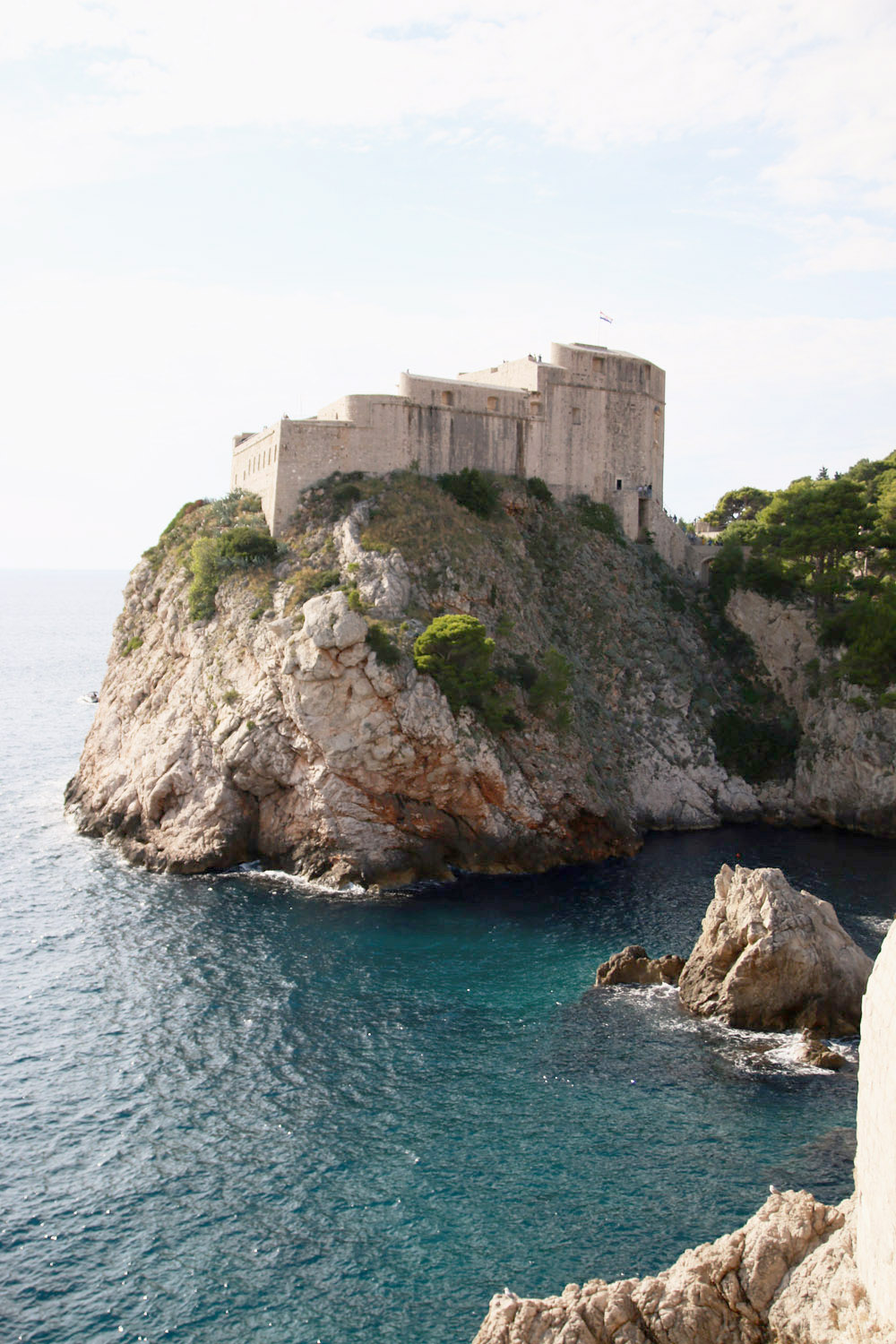 Fort Lovrijenac from Dubrovnik City Walls