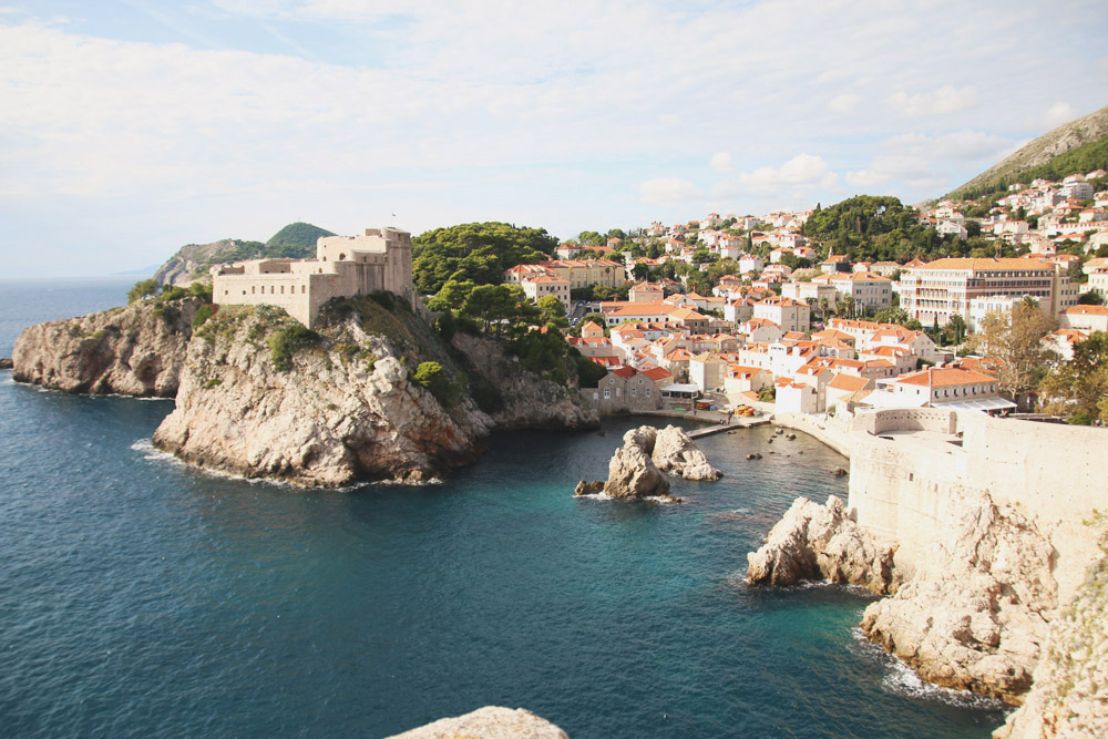 Fort Lovrijenac from Dubrovnik City Walls