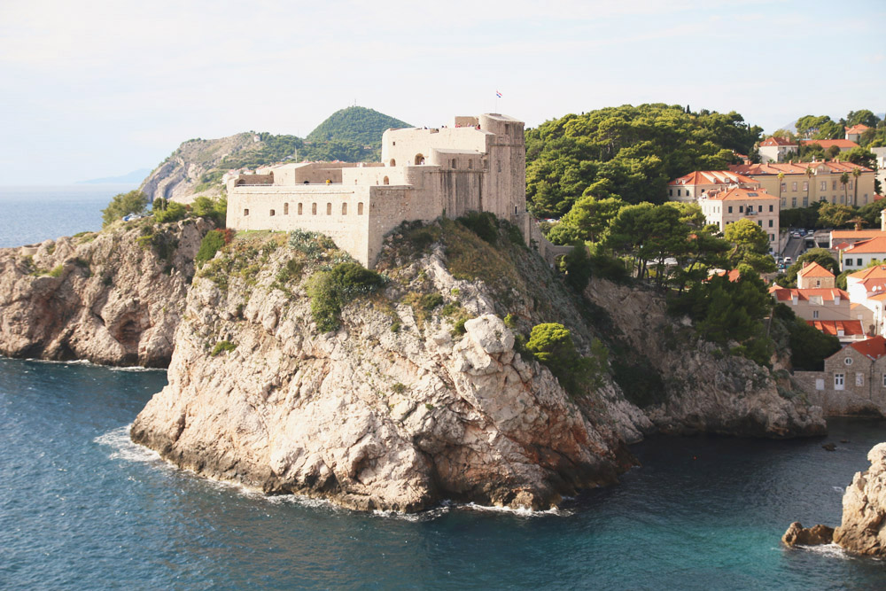 Fort Lovrijenac from Dubrovnik City Walls