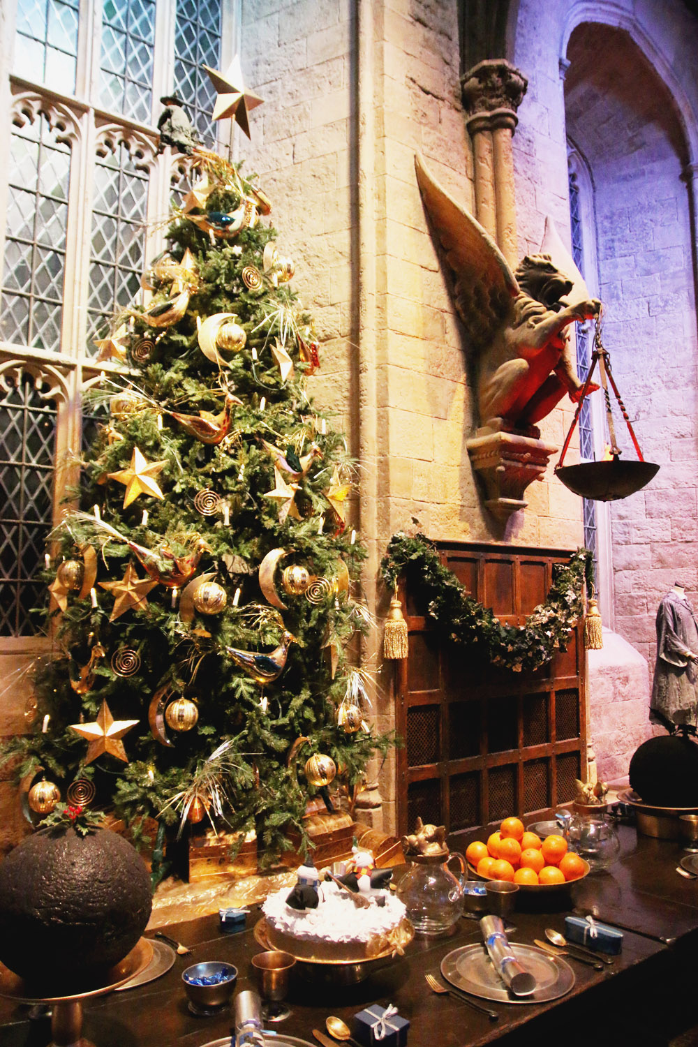 Harry Potter Warner Bros Studio Tour London Hogwarts in the SnowGreat Hall