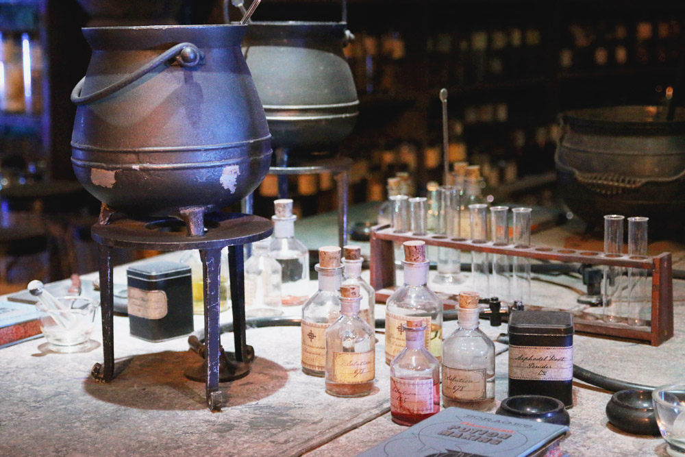 Harry Potter Warner Bros Studio Tour London Potions Classroom