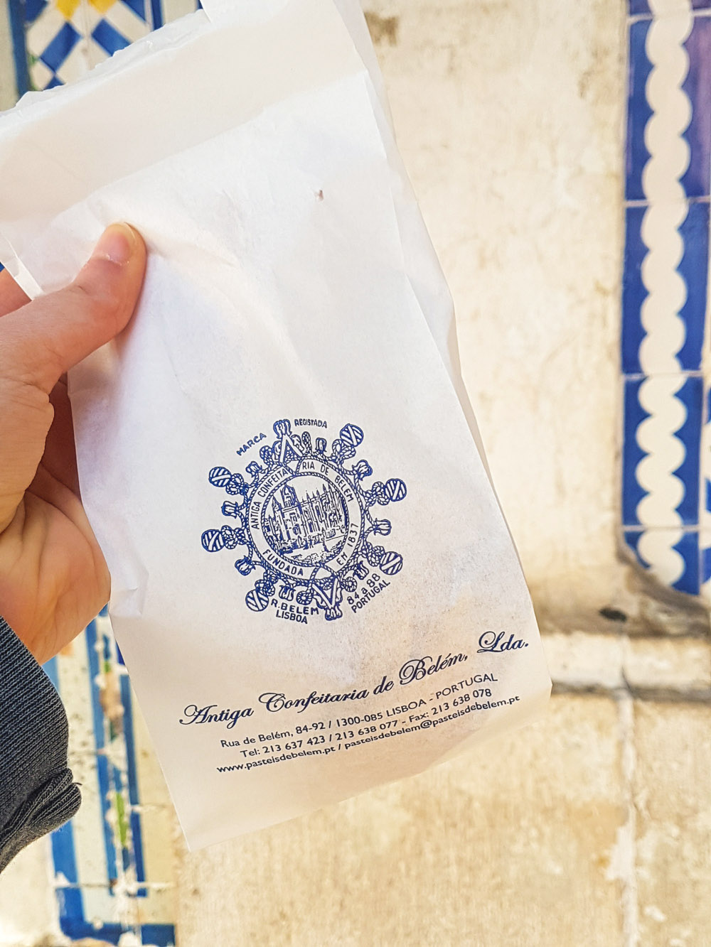 Pastel de Nata at Pasteis de Belem, Belem, Lisbon - Portugal