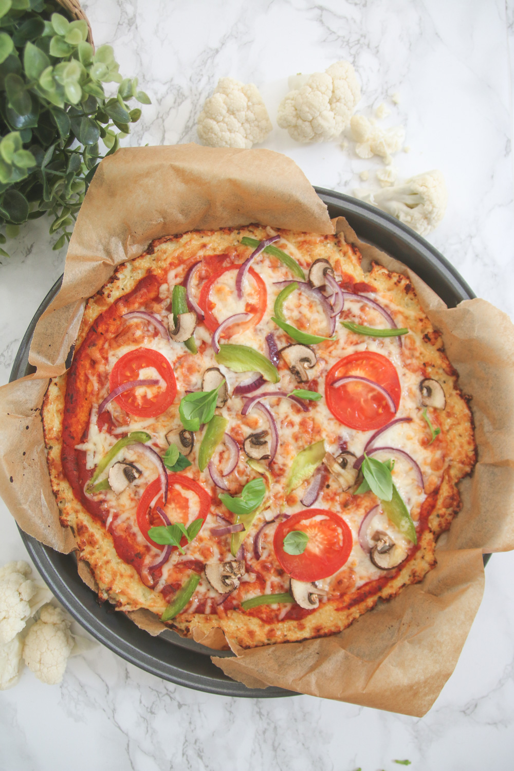 Gluten Free Cauliflower Pizza