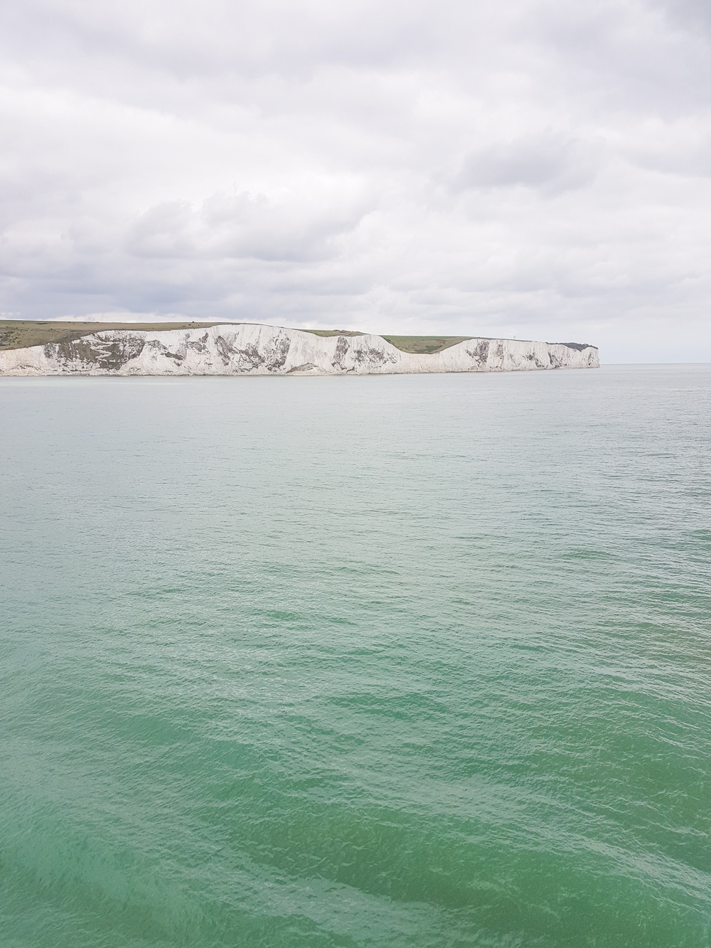 White Cliffs of Dover from Ferry
