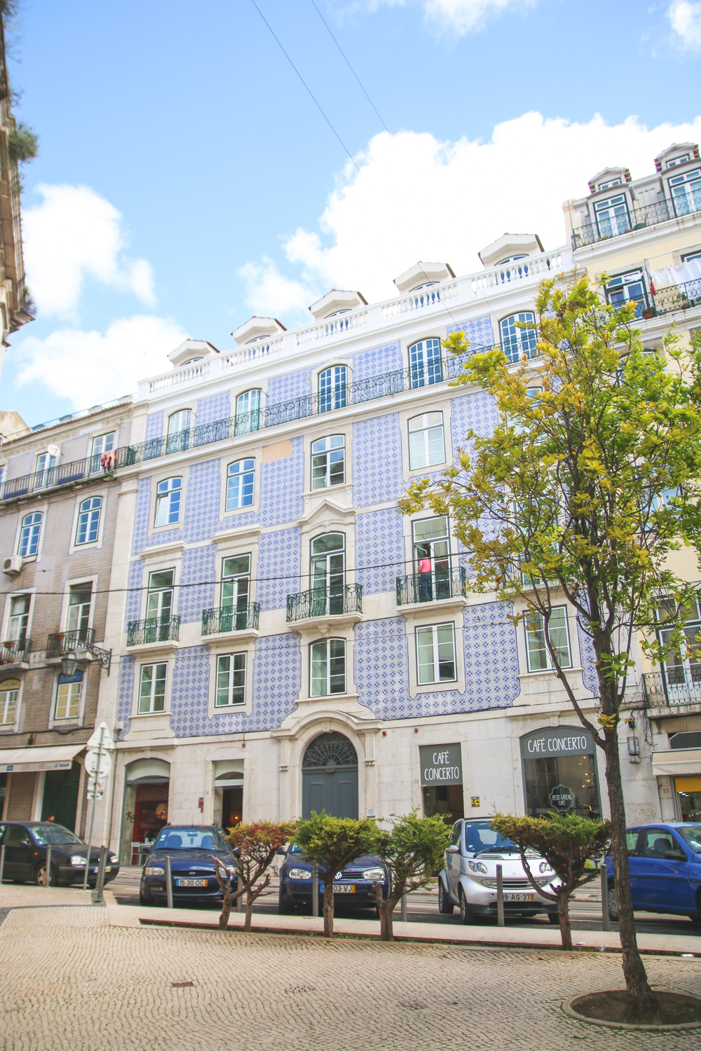 Colourful Tiled Building, Alfama Lisbon