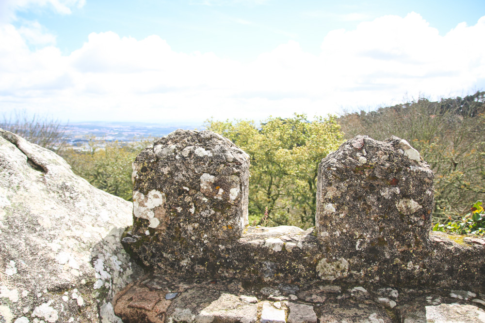 Moorish Castle Walls in Sintra, Portugal