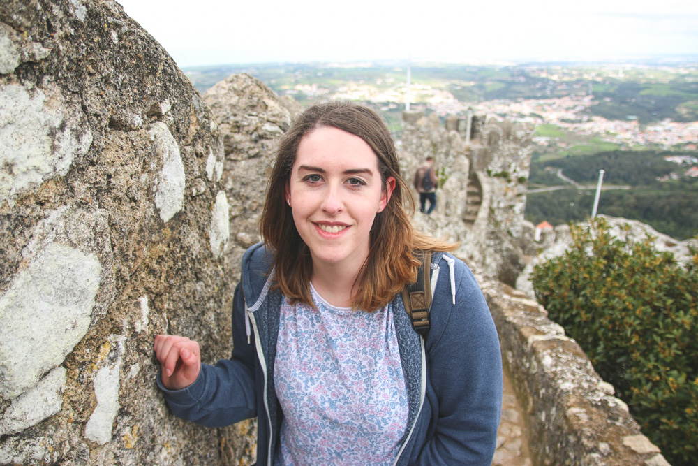 Moorish Castle Walls in Sintra, Portugal