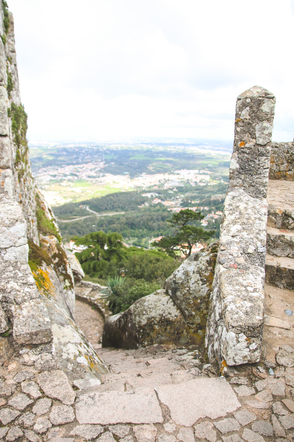 Moorish Castle Walls in Sintra, Portugal