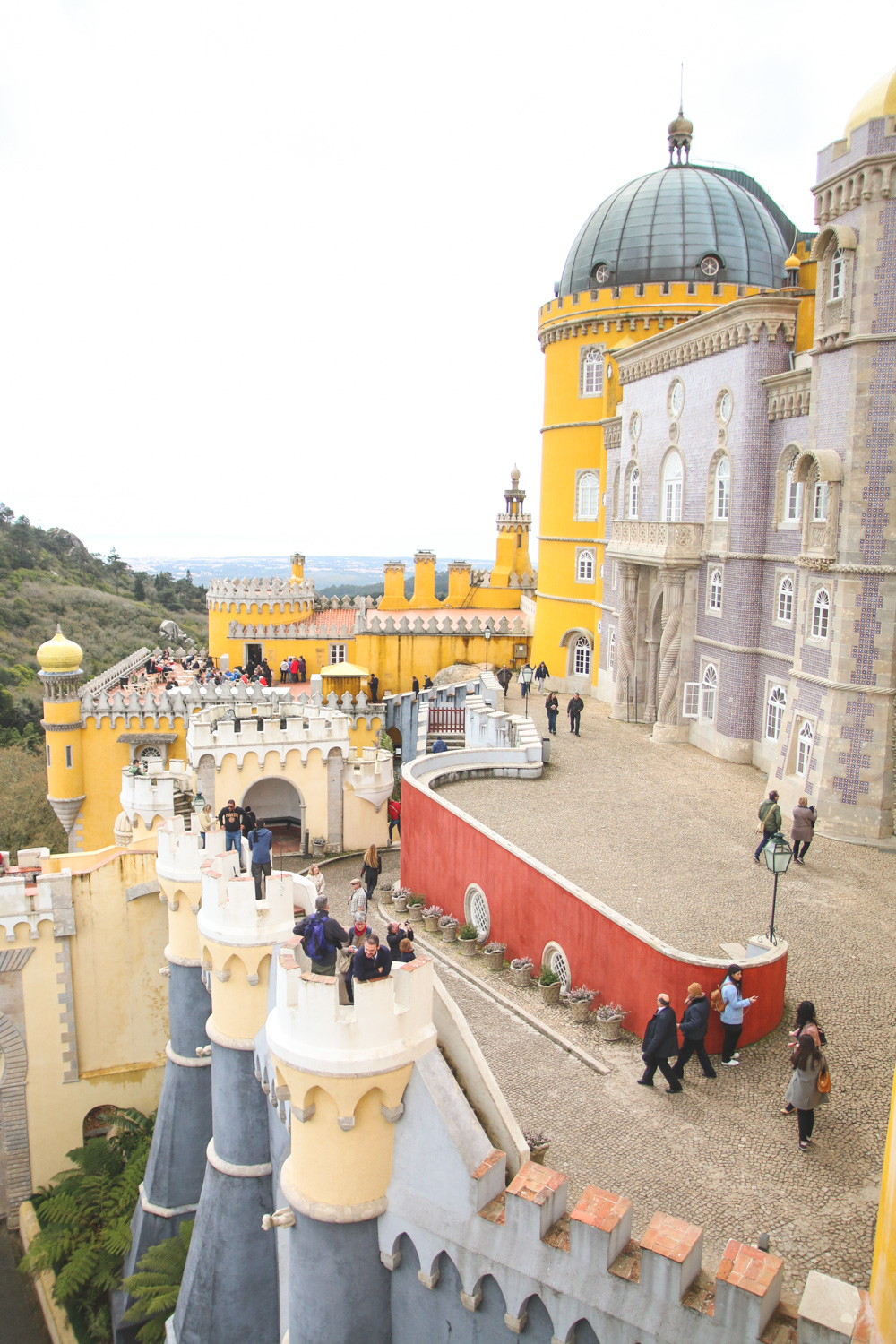 Visiting the Colourful Pena Palace in Sintra - April Everyday