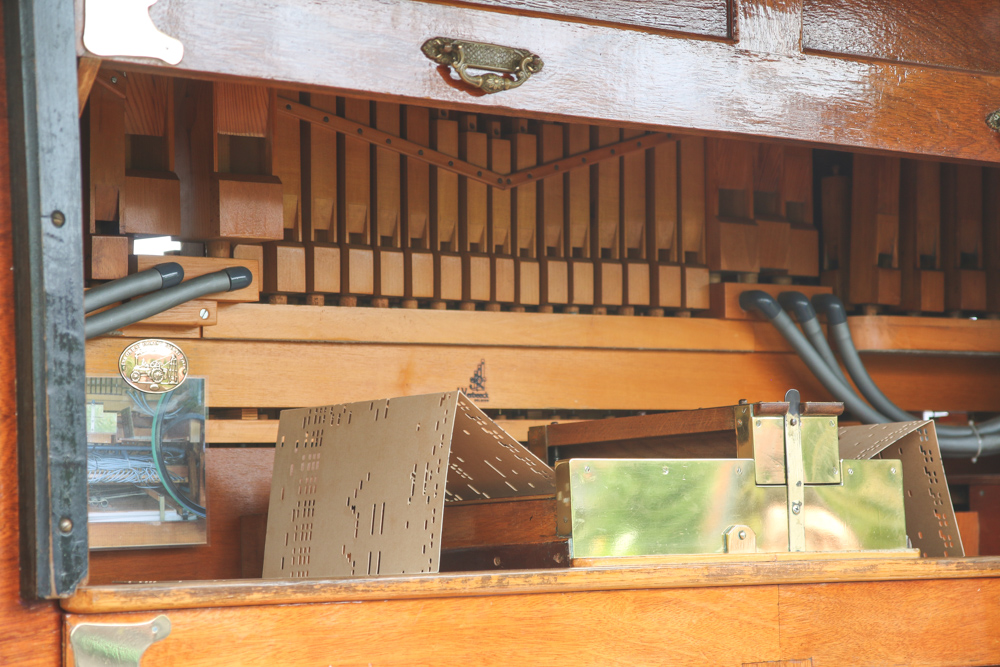 Dutch Music Player at Keukenhof Gardens, Holland