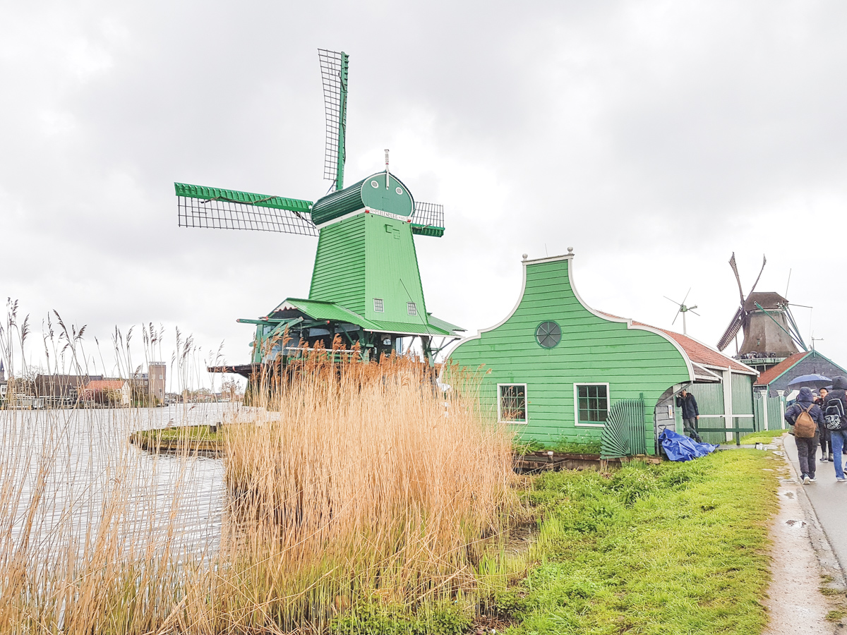 Windmills at Zaanse Schans, Holland, The Netherlands