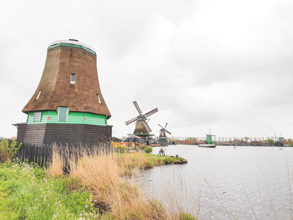 Windmills at Zaanse Schans, Holland, The Netherlands