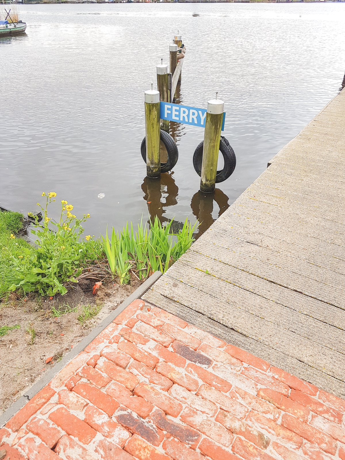 Ferry at Zaanse Schans, Holland, The Netherlands