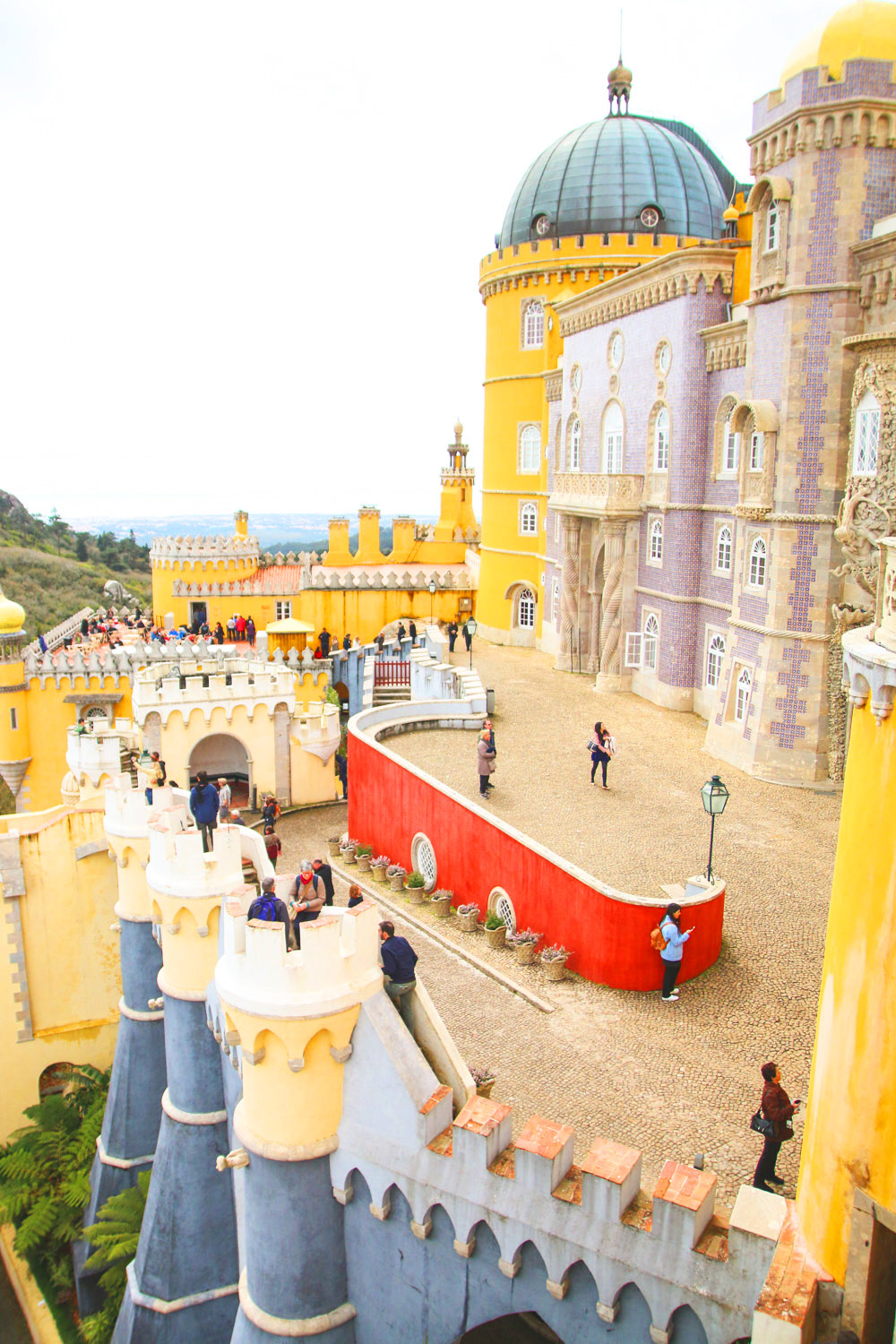 Visiting the Colourful Pena Palace in Sintra - April Everyday