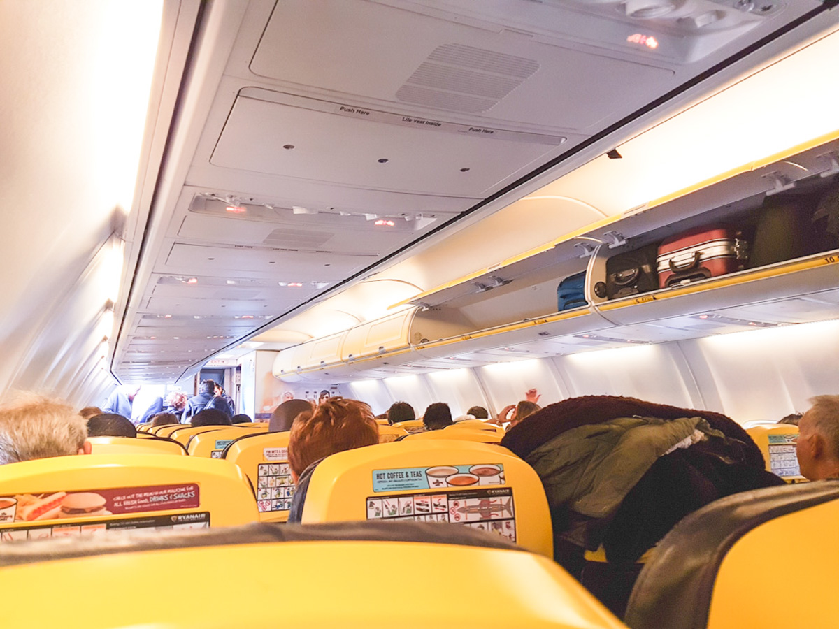 Ryanair Budget Airline Review - Ryanair Interior